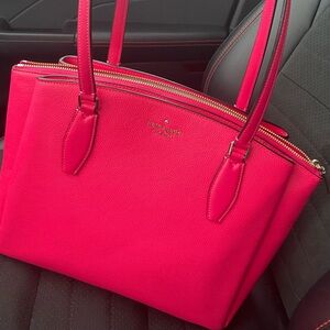Kate Spade Monet Triple Compartment Tote Bag in Bikini Pink